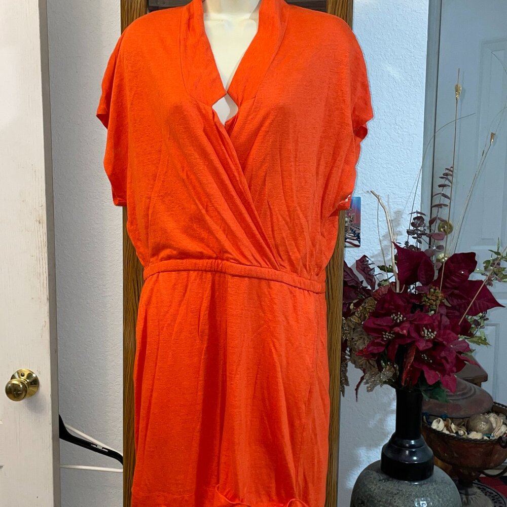 NWT $380 Orange Romper MAJESTIC FILATURES SZ 3 M